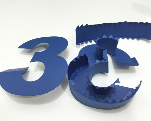 Molde Letras 3D Alfabeto Completo e Numerais - Image 2